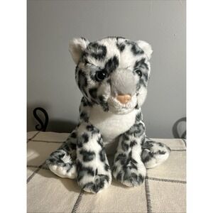 Aurora‎ Destination Nation Snow Leopard 12" Plush Stuffed Animal White